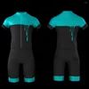 Conjuntos de corrida 2023 Pro Skin Suit Body Manga Curta Roupa Triathlon Masculina Tri Race Fit Speed Ciclismo Macacão Road MTB Shorts