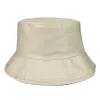 Resefiskare Leisure Bucket Cap Solid Color Fashion Mens Womens Flat Top Wide Summer Outdoor Sport Sun Hat WCW003