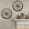 Other Home Decor Wooden Wagon Decor with Hook Rustic Farmhouse Wagon Art Vintage Hanging Decorative R230630