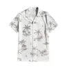 Camicie casual da uomo Camicia hawaiana da uomo Vintage Button Down Bowling Manica corta Summer Beach Camicia Uomo Roupas Maculinas