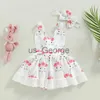 Clothing Sets FOCUSNORM Easter Infant Baby Girls Sweet Romper Dress 2pcs Rabbit Print Halter Neck Sleeveless Lace Trim Ruffles Jumpsuits J230630