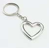 Metal Heart Shaped Keychains Car Keychains Metal Keyrings Novely Zinc Eloy Lovers Festive Party Favors Ornament C123