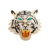 Exquisite Leopard Tiger Brooch Pin Owl Galo Cat Antlers Designer Men Women Ternos Shirt Collar Clips Turtle Spider Sweater Pins Clothes Accessories Jewelry Gifts