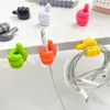 Crochets Multifonctionnel Câble Organisateur Clip De Fixation Pouce Fil Mur Cintre De Stockage Pour Écouteur Souris Voiture Maison