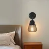 Настенный светильник промышленный светодиодный минималистичный железный ветрозащитный абажур для гостиной спальни прихожей ресторана внутренний декоративный светильник