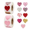 Gift Wrap 1000pcs Love Reward Wedding Gifts Birthday Heart Stickers Scrapbooking Decoration Crafts Valentines Day Self Lime Kids Label