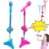 Baby Music Sound Toys Kids Microphone with Stand Karaoke Song Music Instrument Toys Brain-Training Educational Toy Birthday Gift for Girl Boy 230629