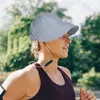 Cycling caps dames zomer hoed uv bescherming zon verstelbaar strand ademende brede rand voor vissporten