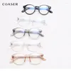 Lunettes de soleil Cadres Mode Style Lunettes Cadre Femmes Acétate Jambe TR90 Grand Rond Hommes Optique Prescription Lunettes Lunettes