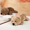 Torby ołówkowe Kreatywne małe niedźwiedź Pluszowy kreskówka zwierzęta skrzynia dla zwierząt dziecięcych Pen Pen Kawaii School Bag wisiorek 230630
