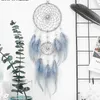 Inne wystrój domu Oryginalny szary pierścień marzeń indyjskie pióra wiszące prezenty sztuki dla bestie przyjaciół kreatywne prezenty Walentynki R230630