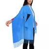 Scarves Painting Blue Star By Joan Miro Scarf For Women Fashion Winter Fall Shawl Wraps Abstract Art Tassel