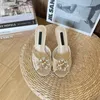 Moda luksusowe kobiety sandały kwiaty koronkowe pompki Włochy Delikatne podglądanie palców słonecznikowych ozdobione simples Designer Casuals Wedding Sandal Box UE 34-43