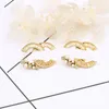 Orecchini pendenti con orecchini a forma di lettera firmati per le donne Regali accessori per gioielli di alta qualità 20 stili
