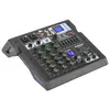 Mixer Free 4 Channel Sound Audio Mixer Bluetooth 99 DSP Effects Mixing Console USB Play Record 7Band EQ 48V Phantom Power AGTD4