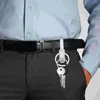 Keychains klädhängare krokar bälte nyckelring titan spänne 7.5x3.2 cm hängande ljusgrå legering arbete