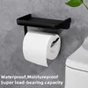 Toilet Paper Holders Lamgool Stainless Steel Toilet Paper Holder Bathroom Wall Mount Wc Paper Phone Holder Shelf Towel Roll Shelf Accessories 230629