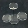 Jewelry Pouches 10Pcs / Lot Acrylic Transparent Display Stand 3 Bracelet Ring Show Z-029
