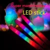 New Cotton Candy Light Cones Colorful Glowing Luminous Marshmallow Cone Stick Party Halloween Christmas Supply Flashing Color