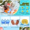 Outros suprimentos para festas festivas Balões de luta de água para piscina de verão reutilizáveis, bolas magnéticas rápidas e autovedantes Jogos Toy Drop D Dhyqt