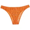 Underbyxor 4st/Lot Seugh Hollow Design Sexig påse Men bikini Underkläder BROSS FOME JACQUARD SHORTS MANA