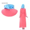 민족 의류 이슬람 드레스 Abaya 터키어 여성 이슬람 Jilbab Musulmane Vestidos Longos Hijab 두바이 Kaftan Longo