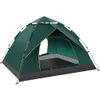 2023 Happy Outdoor 2-3-4 Persoon Volautomatische Quick Open Zonwering bivak tenten voor Camping grote tuin Tent