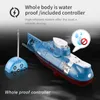 Elektro-/RC -Boote Mini -RC -Boot Submarine 0,1 m/s Geschwindigkeit Fernbedienungs -Kontrollboot wasserdichte Tauchspielzeugsimulationsmodell Geschenk für Kinder Jungen Mädchen Kind 230629