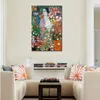 Classical Gustav Klimt Painting Die Tanzerin Le danseur Handmade Woman Canvas Art High Quality