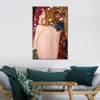 Golden Canvas Art Sea Serpents Iv (modest - Luxury Line) Gustav Klimt Dipinto Opera d'arte fatta a mano Arredamento di hotel di lusso