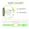 Titta på band Soft Case Integrated Clear Band för Huawei Fit 2 Strap Plastic Sport Belt Armband Correa
