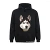 Sweats à capuche pour hommes Husky sibérien visage pull à capuche sweats amoureux jour à manches longues Fitness Sportswear personnalisé femmes