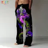 Pantalon homme Dragon Pantalon droit Impression 3D Cordon élastique Design Poche avant Plage Imprimés graphiques animaux Confort 230630