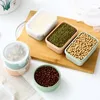 Dinnerware Sets 2023 Kitchen Utensils Portable Square Round Nordic Plastic Storage Box Mini Lunch