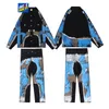 Men's Tracksuits Painted denim suit y2k clothes hip hop jean jacket Man Two piece set street wear for men drop 230630