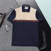 Polo masculino tt marca polos masculinos high-end camiseta moda verão respirável manga curta lapela top casual