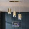 Wall Lamp Post-Modern Restaurant Chandelier Three-Head Bar Bedroom Light Model Room Simple Bedside