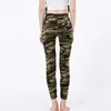 Dameslegging Workout Sport Polyester Fitness Leggins Groen Grijs Camouflage Gedrukt Vrouw Potloodbroek Push Up Jeggings Sexy