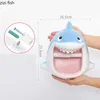 Toilet Paper Holders Shark Seal Roll Holders Resin Simple Style Paper Towel Dispenser Toilet Bathroom Shelf Holder Hook Punch free Bath Towel Holder 230629