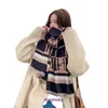 Fabryka Whole Outlet H Home Wool Scarf Store internetowe imitacja Kaszmirowa Women Winter Wersja Koreańska Wersja Wszechstronna litera podwójnie zagęszczona ciepła szyja Con Con