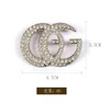 Marca Luxurys Desinger Broche Mujeres Rhinestone Perla G Carta Broches Traje Pin Joyería de moda Ropa Decoración Encanto Accesorios