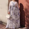 Etnik Giyim Pileli Abaya Tesettür Müslüman Elbise Türkiye Şifon Baskı Mantar Abayas Kadınlar için Dubai Abiye İslami Elbiseler Kaftan Robe Vestidos 230629