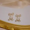 Boucles D'oreilles Conception S925 Argent Aiguille Perle Arc Mignon Exquis Accessoires De Mariage De Mariée Pour Petite Amie Cadeaux D'anniversaire