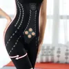 Kvinnors formar kvinnors kort ärm mage kontrollformad bodysuit-limmande midje tränare bodysuit leotard jumpsuit topps body shaper