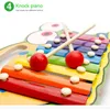 Baby Music Sound Toys Children Wooden Fish Shape Knocking Musical Educational Xylophone Instrument Children Learning Education Multi-function Toys 230629