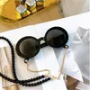 Gafas de sol Diseñador de lujo Mujer Cadena con cuentas 5489 Últimas ventas Moda Celebrity Blogger Star Marca Diseño Marco Gafas