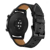 Uhrenarmbänder aus echtem Leder für Garmin Vivoactive 3 Music Vivomove HR Ersatz Venu Sq Forerunner 245 645