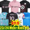 11.9 2023 2024 Inter Miami Soccer Jerseys All Star CF Messis Matuidi Higuain Campana Yedlin 23/24 Men Kids Kits Football Shirt enhetlig målvakt
