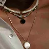 Bärade halsband Chokers Statement Teardrop Natural Stone Punk Halsband Stitching For Women Fashion Exquisite 2023 230613