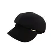 Berretti Casual Berretti militari Donna Berretto di cotone Cappelli piatti Capitano Cap Trucker Vintage Rosso Nero Papà Osso Maschio Donna Cappello ottagonale 230629